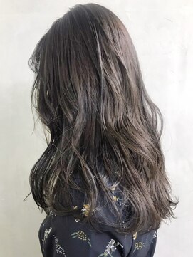 アイティー バイ アルバム 中野店(IT by ALBUM) ダークアッシュ_ローライトスリークボブ厚めバング_ba287422