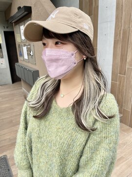 サク(Sac.) インナーカラー×シルキーベージュSac.恵比寿　栃木優佑