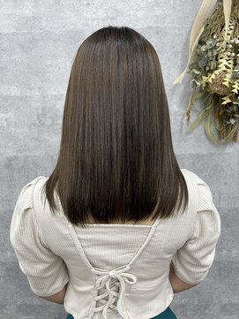 ナチュラル 泉中央店(Natural) 魔法の縮毛ケアルーガ　艶髪カラー