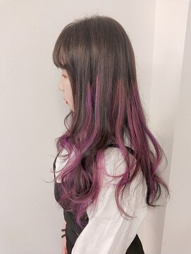 キャンディーエッグ(Candy egg) 原口☆ピンク紫メッシュグラデ☆福岡久留米