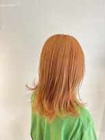 ヘアーサロン フーガ せんげん台店(HAIR SALON fuuga)&nbsp;オレンジカラー