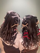 セットサロン マオ(MAO)&nbsp;ハーフツイン編みたらし♪