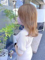 ヘアメイク ミチ 富田店(HAIRMAKE MICHI)&nbsp;【MICHI 富田店　古作蓮】ミルクティーカラー