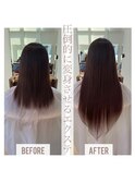 シールエクステbefore→after！圧倒的に馴染ませます