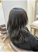 【bel.高野】グレージュカラー/シルキーベージュ/斜めバング