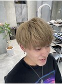 ナチュラルマッシュ×ミルクティベージュ