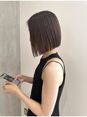 YOKE 切りっぱなしボブ前下がりボブタイトボブ髪質改善