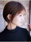 大人可愛いマッシュショートボブウルフカット◎30代40代50代60代