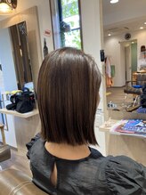カゼイロ美容室(Kazeiro) 切りっぱなしボブ★髪質改善ストレートコース【Kazeiro美容室】