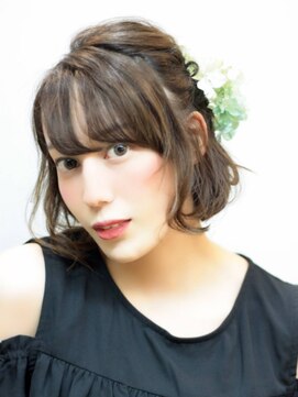 アカリ(akari) カジュアルハーフアップ