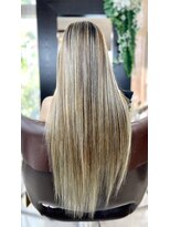 ヘアーメイク カラーバイカラー(hair make Color Color) ハイトーン、ケアデザインカラー＋トリートメント