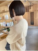 ぱつっとボブ