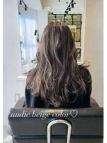 アン たまプラーザ(un) ヌーディーベージュ【髪質改善オージュア認定サロン】