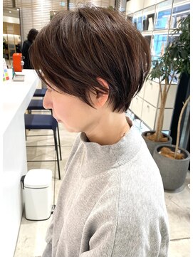 ステアケース 武蔵小杉店(stair:case) 大人くびれショート/ひし形/白髪ぼかし/髪質改善/30代40代50代