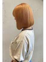 ハルキ ミナト ジャパン オオサカ(HARUKI MINATO japan OSAKA)&nbsp;40代50代小顔似合わせカットくびレイヤーエモージュ大人可愛い