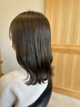 カノエ 下松店(canoe) オリーブグレージュ/髪質改善縮毛矯正/髪質改善/韓国風/韓国ヘア