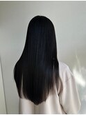 黒髪ストレートロング