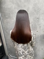 キュア 表参道(CURE)&nbsp;黒髪/グレージュカラー/ココアベージュ/ヘルシーロング[表参道]