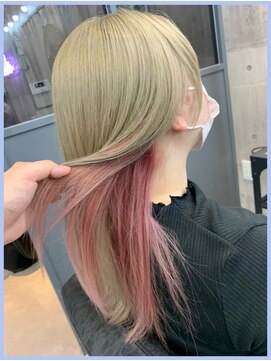 パレット 町田店(PALETTE) ブロンド×ピンク