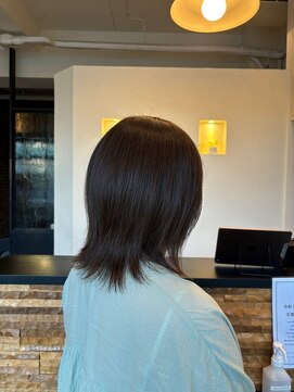 ヴァン カウンシル 王子(VAN COUNCIL) 夏の似合わせ美肌カラー 髪質改善Tr ミディアムボブ#3