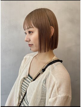 ガーランド (Garland) 切りっぱなしボブ/顔周りレイヤー/前髪/原宿神宮前
