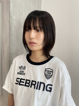 ヨーク(YOKE) 【YOKE】ミディアムレイヤー/ウルフ/顔まわりカット