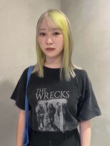 ペレ 梅田(PELE)&nbsp;前髪/アンブレラカラー/こなれミディ/イメチェン/ウェーブパーマ