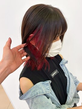 アッシュ 十日市場店(Ash) インナーレッド×ミディアムレイヤー