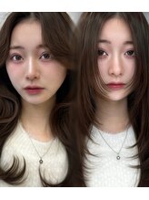 トレンドの【顔まわりカット】は小顔に見えるのはもちろん、横顔もかわいく映すことができます◎