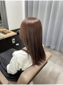 ほんのりピンクブラウン
