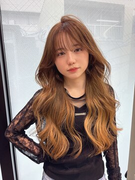 ロンドメリア 天神大名店(Lond Melia) イメチェンヘアスタイル美髪のススメワイドバングブルーブラック