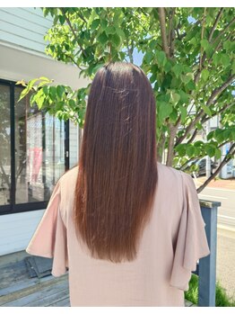 ランプ ヘアルーム(Lamp Hair Room)の写真/話題の《髪質改善》でダメージレス&艶溢れる自然なストレートに♪くせ毛で悩んでいる方への救世主！