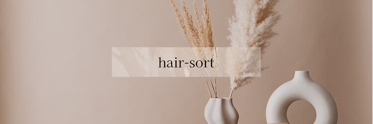 ヘアーソート(hair sort)のサロンヘッダー