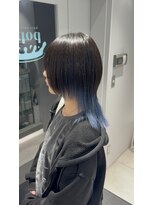 ポプルス(popls)&nbsp;ショートウルフ/中性ウルフ/デザインウルフ/インナーカラー