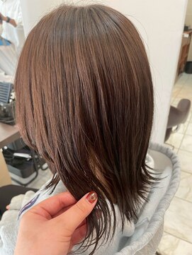 ルページ 千葉(lpage) 髪質改善/顔周りレイヤーカット/グレージュ[千葉/千葉駅]