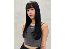 真っ直ぐすぎない柔らかなストレート♪