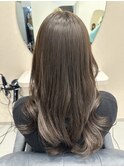 ブリーチ無しミルクティー
