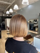 イルファ セイユウ 上野芝店(ehl:fa SEIYU)&nbsp;ショートボブ×ベージュカラー２０代３０代４０代