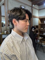 ノフ(knof)&nbsp;フェザーショート × フェザーパーマ × センターパート