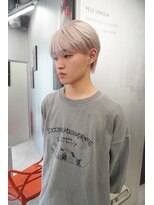 ペレ 梅田(PELE) 刈り上げセンターパート/波巻きツイストスパイラル/梅田