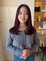 シダミノオ(sida MINOH) 【sida 池村】ピンクブラウン×レイヤーカット