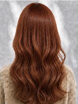 ルノヘアー(Lunohair)&nbsp;大人可愛いオレンジブラウン×小顔レイヤーカット◎