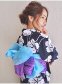 ♪ゆるカワ浴衣ヘアセット♪