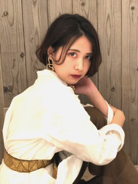 プレステージソファ 仙台(prestige Sofa) 大人女子の前下がりボブ【髪質改善/oggiotto】|仙台駅前美容室