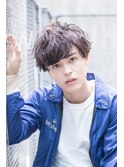 ビジネスマンに人気！　くせ毛風パーマ×フェザーマッシュ