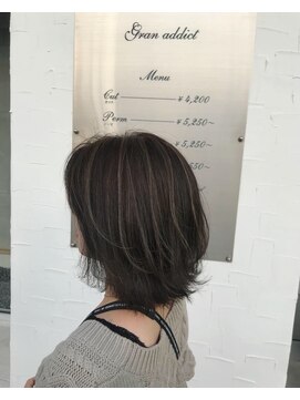 グランアディクト(Gran addict) 外国人風ハイライトカラー