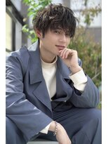 ジョエミバイアンアミ(joemi by Un ami)&nbsp;(joemi 新宿)グレーベージュ 韓国マッシュ ランダムパーマ　近江