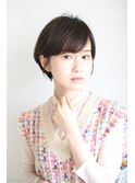 #ショートボブ　#ショートヘア　#暗髪