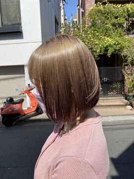 ロイジー(roijir) roijirミルクティーベージュ×プツッとボブ