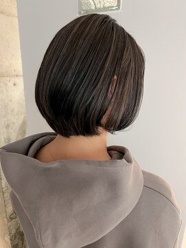 メルジーナ 浜松(MELGINA) 【MELGINA】ワンカールBOB × 脱白髪染めハイライト